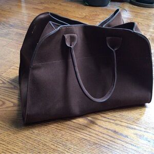 Brown Canvas Tote Bag